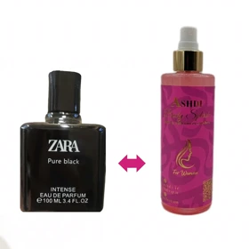 بادی اسپلش زارا بلک پیور Pure Black EDP