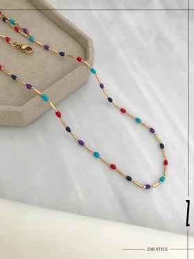گردنبند میناکاری ملیله‌ای