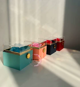 باکس گل رز چرخشی