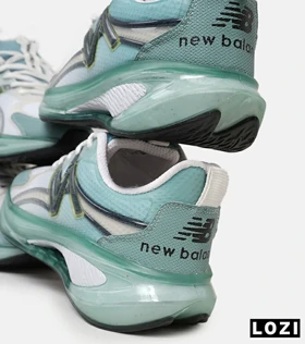 کفش کتانی مردانه و زنانه سفید طوسی سبز NEW BALANCE More Trail v3