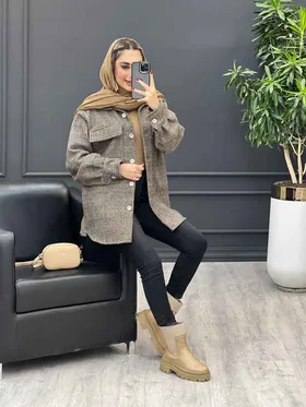 شکت دو جیب پاکتی پایین هلال