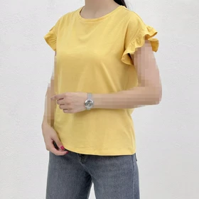 تیشرت زنانه آستین چین