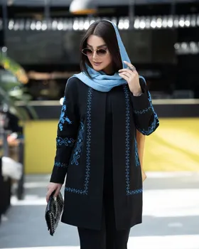 مانتو گلدوزی مدل سونا کد 1507