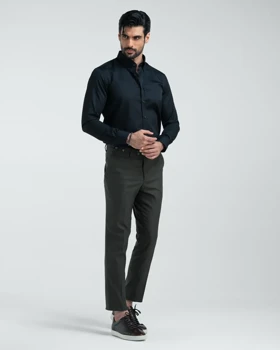 ام کی کالکشن پیراهن آستین بلند mk-1081-black