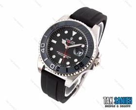 ساعت مچی مردانه رولکس Yacht Master سیلور بند رابر Rolex-2582-G
