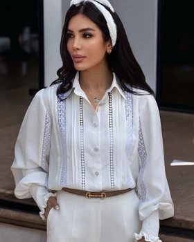 شومیز آستین تور