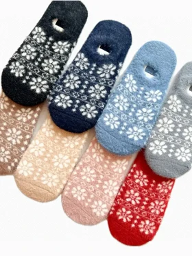 جوراب کالج زنانه موهر طرح گل