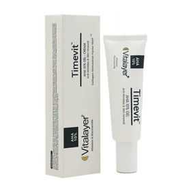 کرم ژل لایه بردار تایم ویت ویتالیر AHA 10 درصد 30 میل