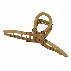 کلیپس مو زنانه مدل فلزی روکش شمعی کد 1570