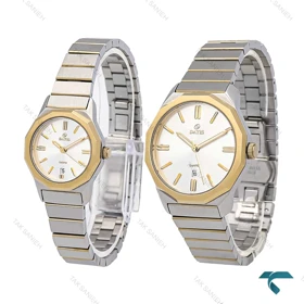 ساعت ست داتیس D8816GL دورنگ طلایی Datis-6922-S