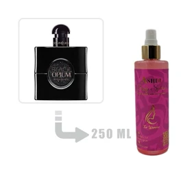بادی اسپلش عطر ادکلن ایو سن لورن بلک اپیوم زنانه (ل پارفوم) 250 میل Yves Saint Laurent Blank opium Le Parfum for Woman 250ml