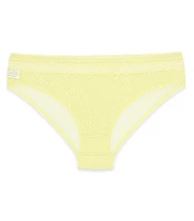 شورت زنانه اسلیپ میکروفایبر و دانتل Neev نیو کد 2430 لیمویی Lemon