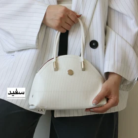 کیف زنانه مجلسی مدل والریا (سفید)
