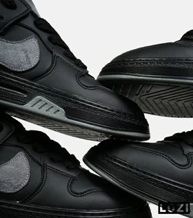 کفش کتانی مردانه و زنانه مشکی طوسی نایک NIKE AIR FORCE مدل 6426