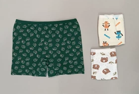 شورت پادار بچگانه پک 3 عددی