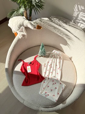 ست کراپ شلوار بهار😍