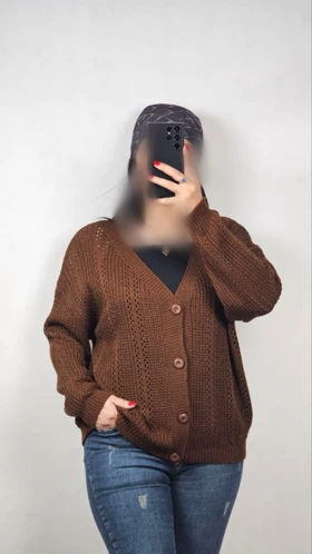 ژاکت 4 دکمه طرحدار کد 40177