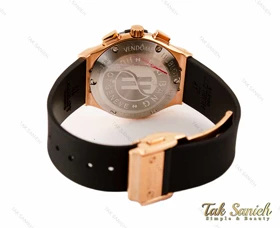 ساعت هابلوت زنانه سه موتوره رزگلد مشکی Hublot-3050-L