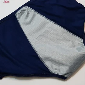 شورتکس زنانه مدل دو لایه جیب‌دار سرمه ای کد 5050