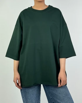 تیشرت لانگ پایین کات کد: 1400187