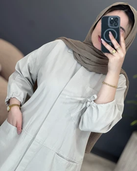 مانتو پاپیون رسمی لینن