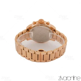 ساعت پورشه دیزاین مردانه سه موتوره رزگلد صفحه مشکی 105105