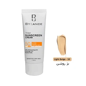 ضد آفتاب رنگی SPF50 بیزانس پوست خشک و حساس شماره 10 40 میل