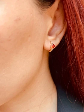 گوشواره نگین رنگی ژوپینگ M23 M24 M25