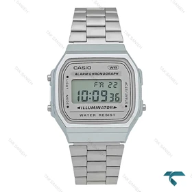 ساعت مچی کاسیو اصلی A168WA-8AY دیجیتالی نقره ای Casio-7714-G