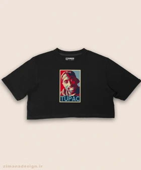 کراپ زنانه طرح توپاک کد 953