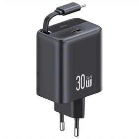 شارژر دیواری 30 وات یوسامز USAMS مدل CC241 تایپ سی با کابل