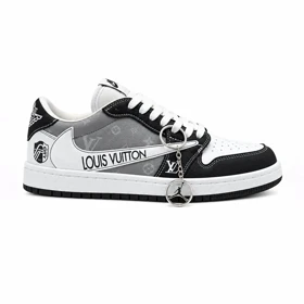کفش و کتانی مردانه مدل نایک ترویس NIKE TRAVIS رنگ طوسی مشکی کد 30951