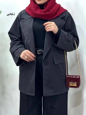 پالتو فوتر آستردار یاسمن