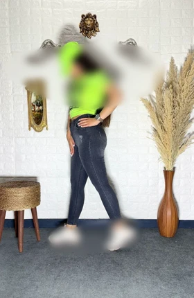 شلوار زنانه لی جذب قد نود