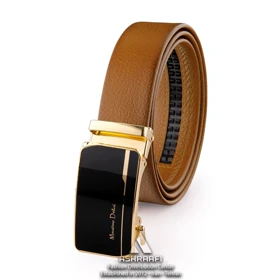 کمربند مردانه ریلی Massimo Dutti Leather Ratchet Belt BL16