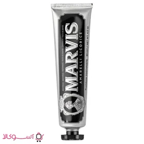 خمیردندان مارویس مدل amarelli licorice (شیرین بیان)