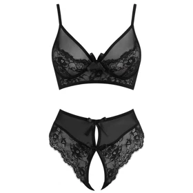 ست فانتزی فاق باز مشکی برند ویتاریتا کد 314