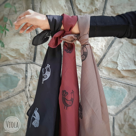 روسری مینی مشکی