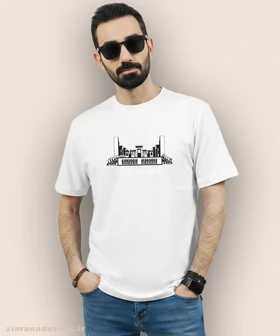 تیشرت مردانه و زنانه اصیل ایرانی طرح تخت جمشید کد 998