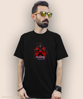 تیشرت مردانه و زنانه طرح اسکویید گیم کد 881
