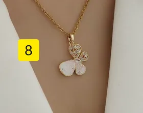 گردنبند زنانه استیل طرح طلا
