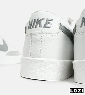 کفش نایک مردانه و زنانه سفید طوسی Nike Blazer Low 77
