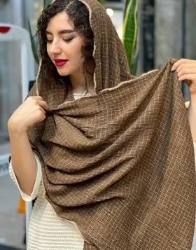 شال پلیسه چهارخونه دورخز وارداتی 4018