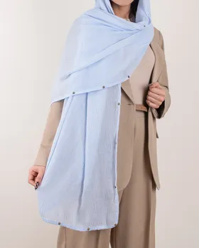 شال پلیسه رنگی