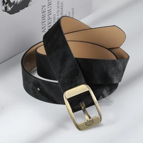 کمربند چرمی زنانه Leather Belt BL194 (مشکی)