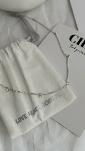 زنجیر ظریف نقره ای