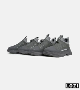 کفش کتانی نیم ساق خاکستری Alexander McQueen