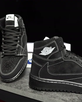 کتانی جردن تراویس ساق‌دار بلک فانتوم