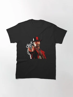 تیشرت بازی Red Dead Redemption | تیشرت رد دد ریدمپشن طرح Arthur morgan کد 159402