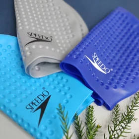 کلاه شنا سیلیکونی SPEEDO آج دار در رنگ بندی